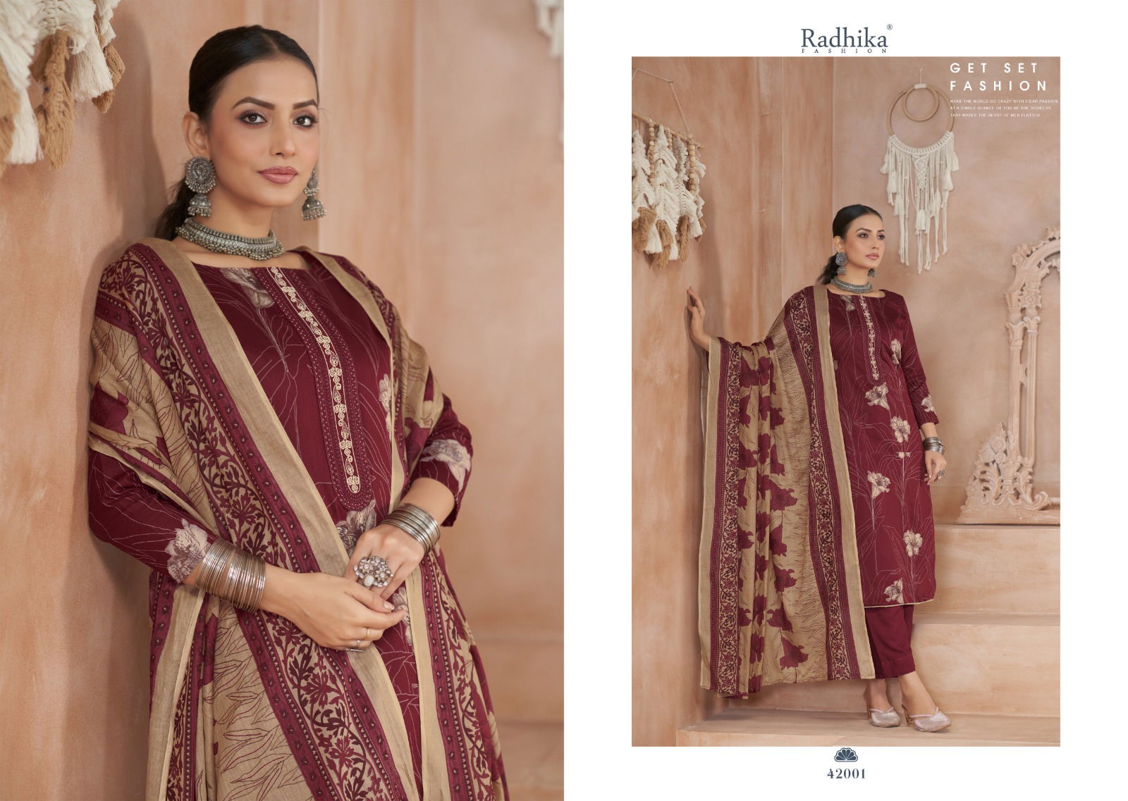 Julie By Radhika Azara Lawn Cotton Printed Dress Material Wholesale Price